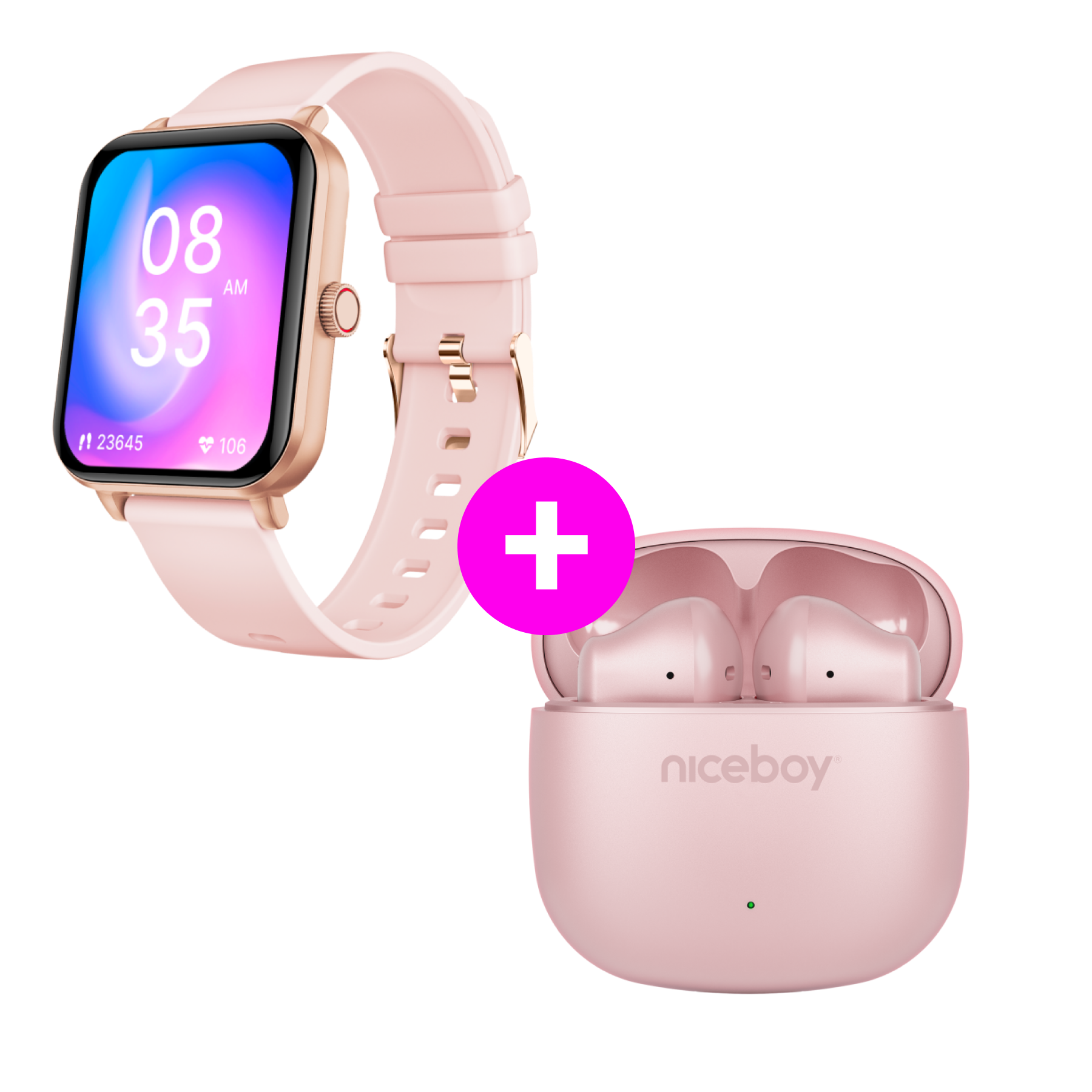 Akciós szett Watch Lite 4 Rose + Beans 4 POP Pink