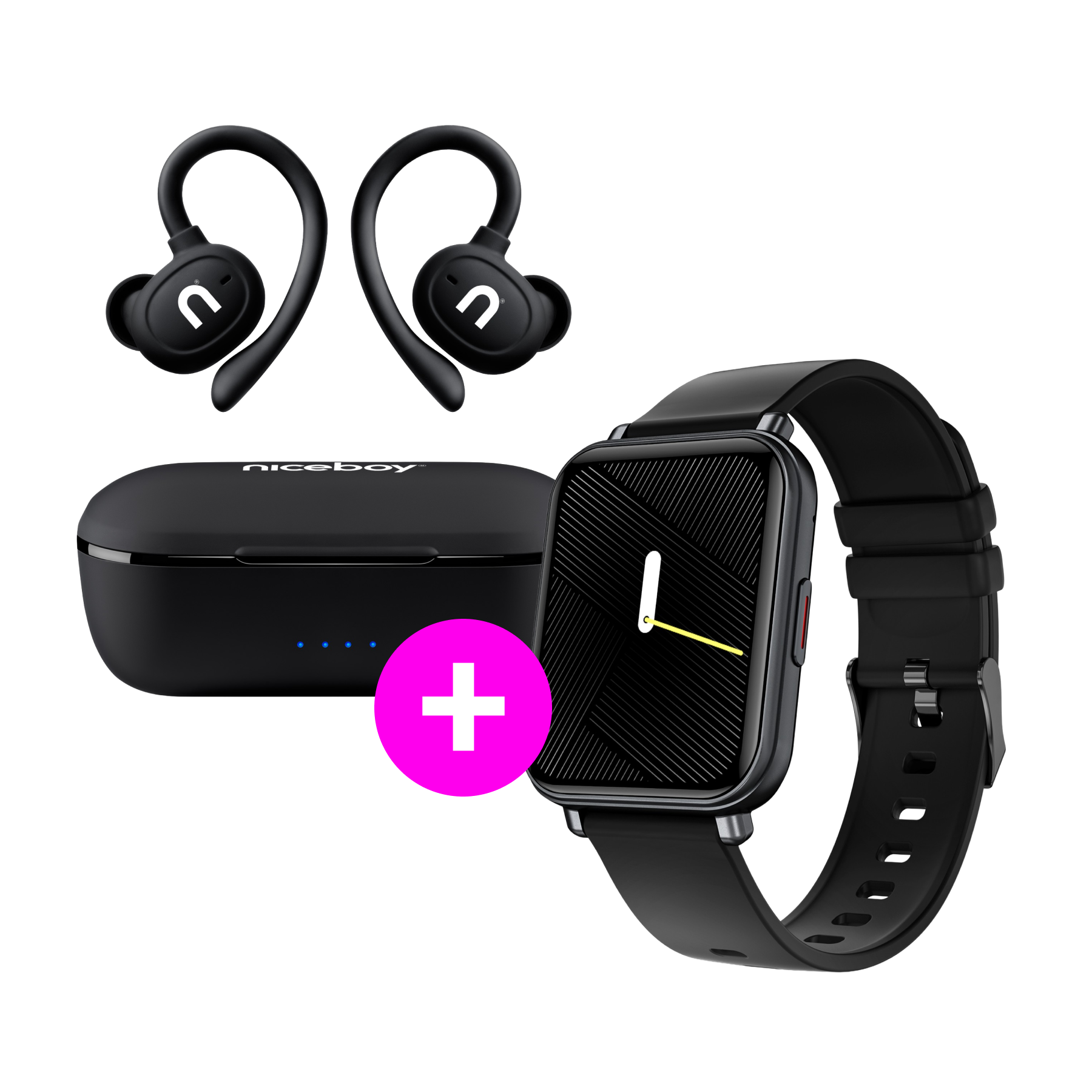Akciós csomag Airsport 3 PRO + Watch 4 Carbon fekete