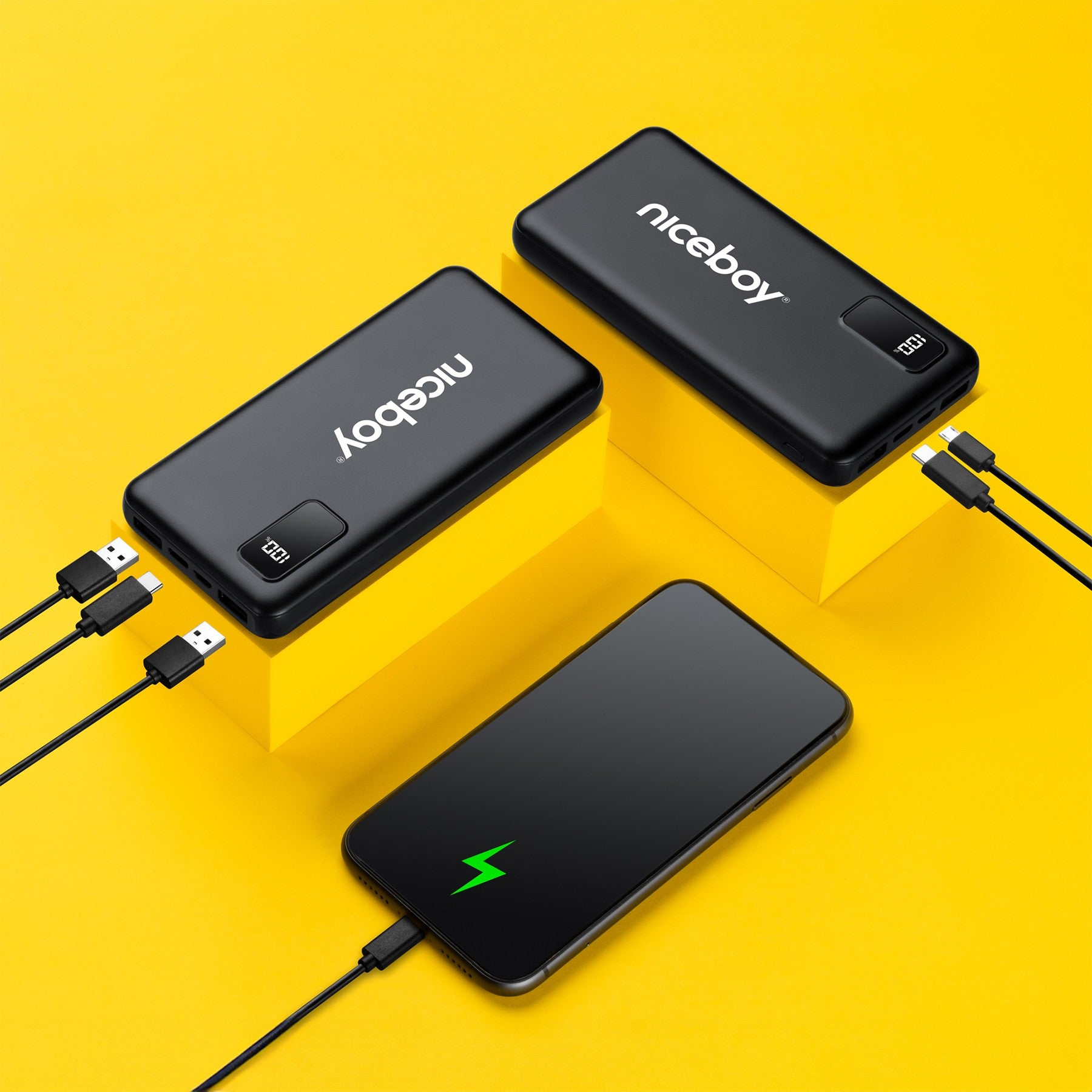 POWER 10 000 mAh Gyors töltés + PD 3.0
