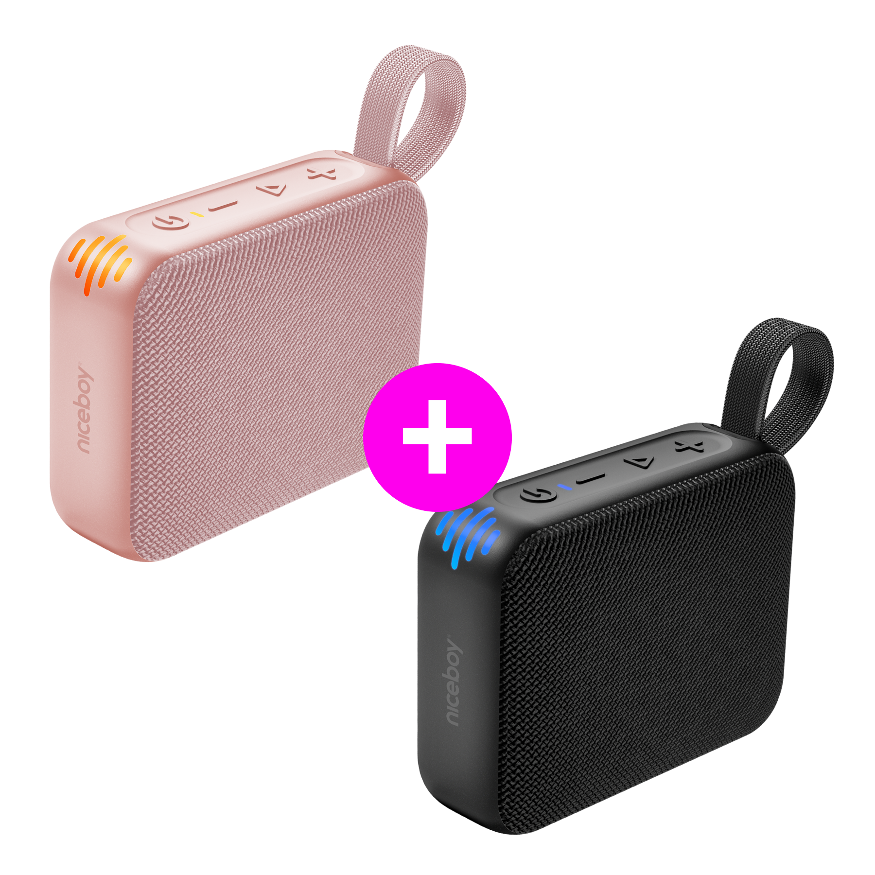 Akciós szett 2× Atom 4 Pink + Fekete