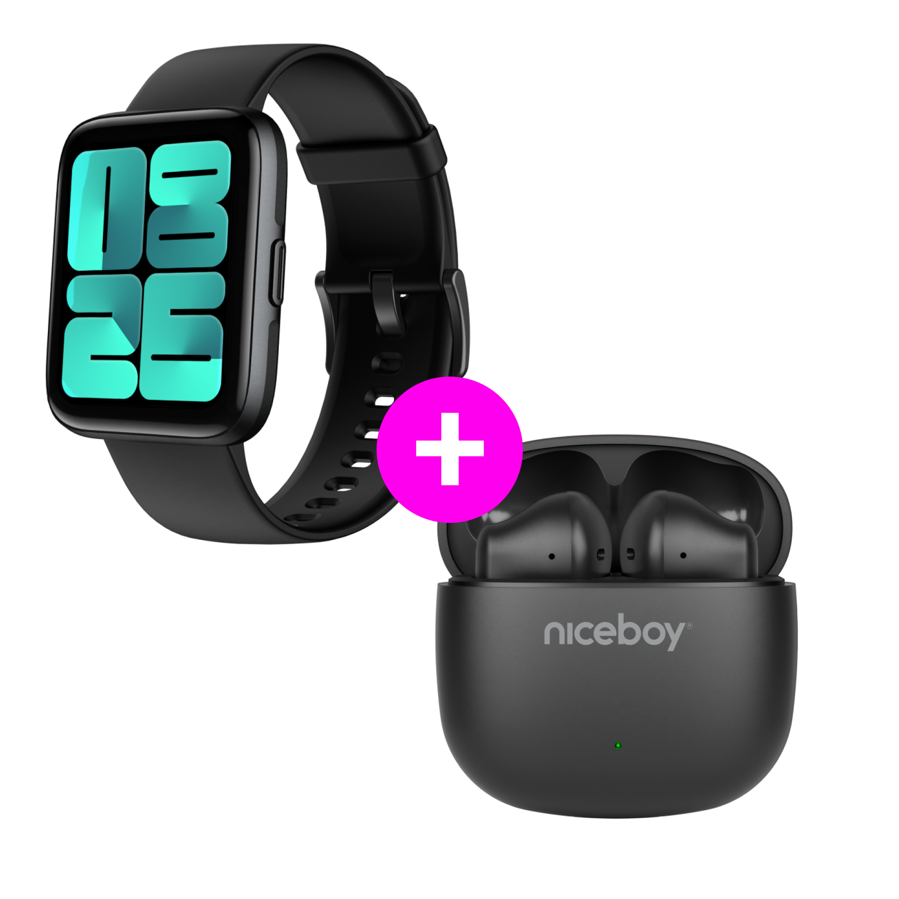 Akciós szett Watch Lite 4 Fekete + Beans 4 POP Fekete