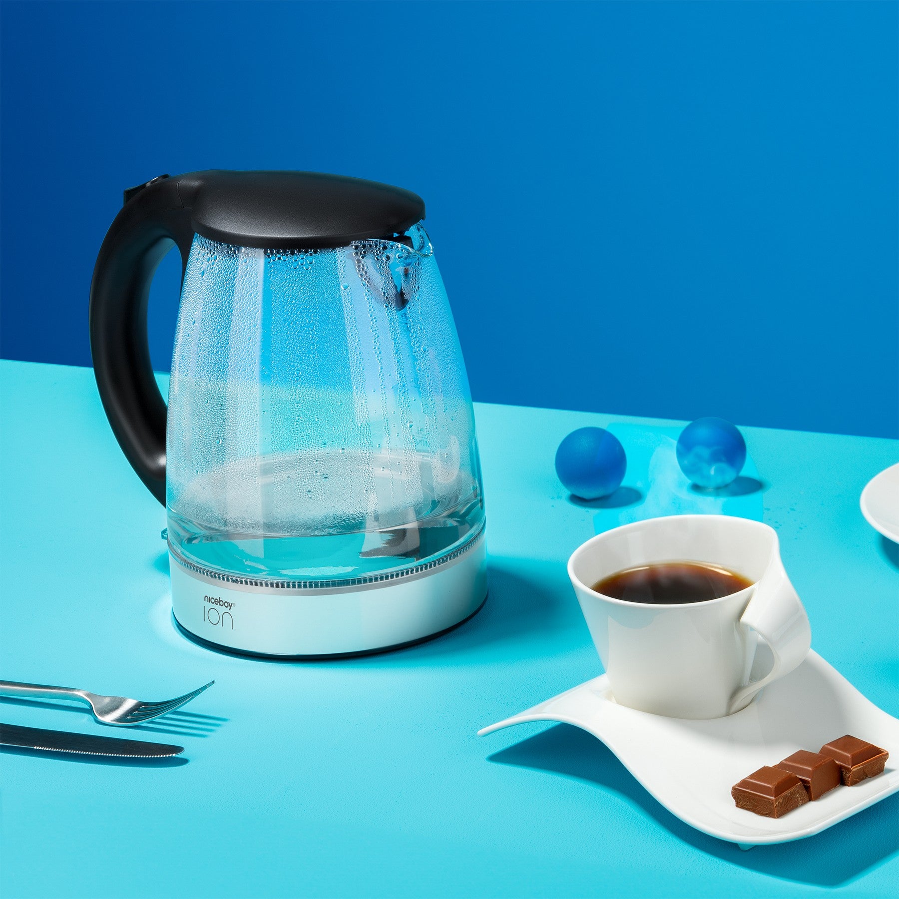 Kettle K1 Crystal Üveg Fekete